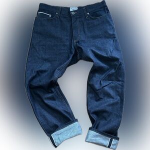 Rustic Dime Japanese Selvedge jeans men’s 34 Denim Blue made in USA